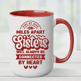 Taza Conectado por Hermana del Corazón