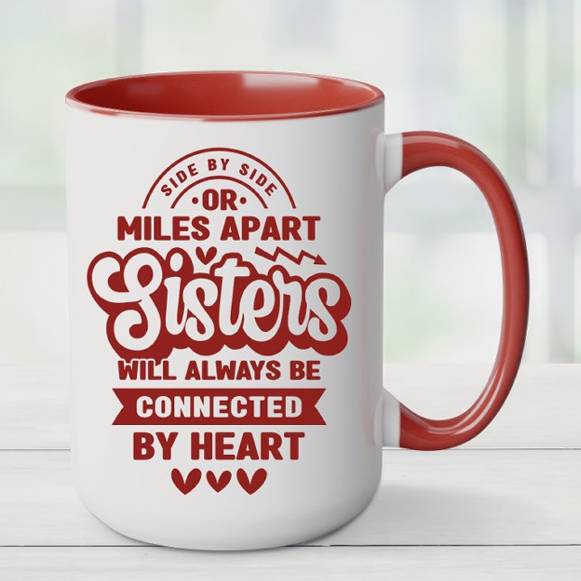 Taza Conectado por Hermana del Corazón (Sisters Coffee Mug)