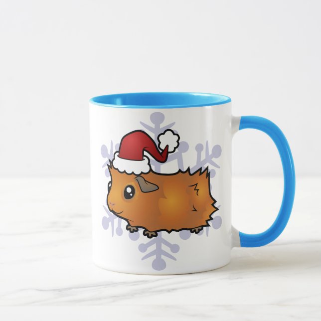 Taza Conejillo de Indias del navidad (desaliñado) (Derecha)