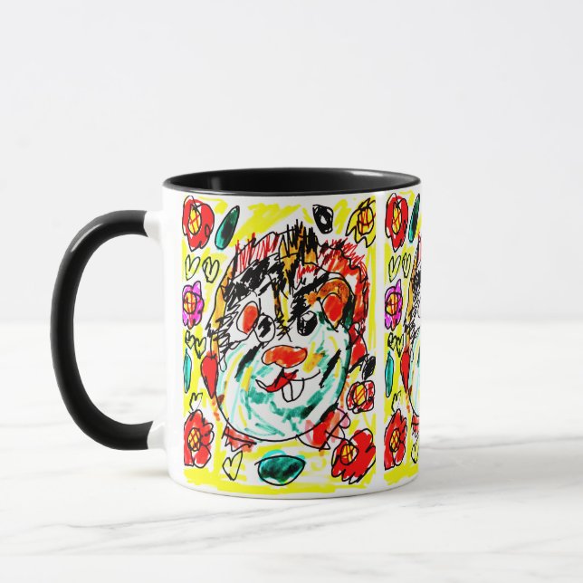 Taza Conejillo de indias lindo  (Izquierda)