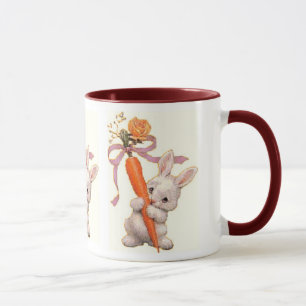 Taza Conejito con la zanahoria y subió
