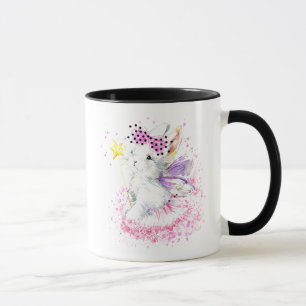 Taza Conejito de la hada de la acuarela