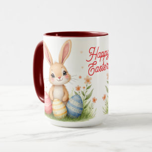 Taza Conejito de Pascua Lindo Hermoso Colección Popular