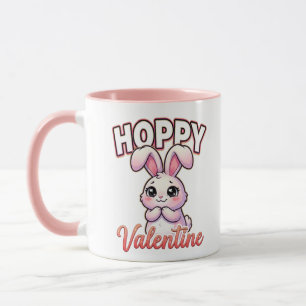 Taza Conejito lindo del Día de San Valentín – Feliz Día