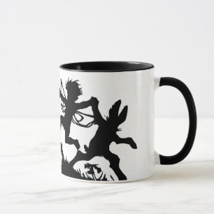 Taza Conejitos antiguos de las hadas de la postal de