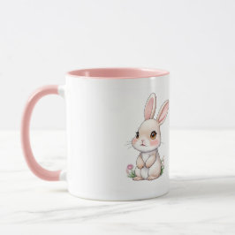 Taza Conejitos de Pascua rosados
