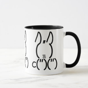 Taza Conejo ASCII