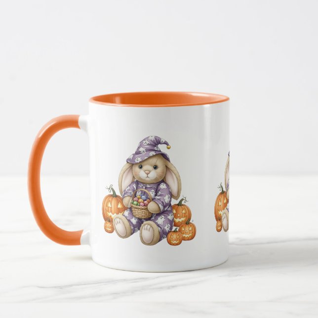 Taza Conejo con Candy, Halloween, Autora Natasha Us (Izquierda)