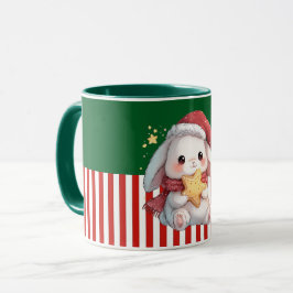 Taza Conejo con galleta de estrella