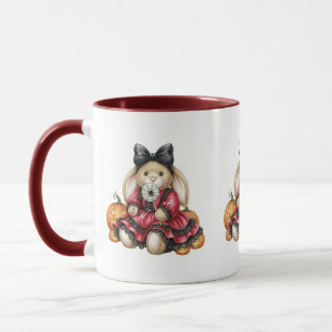 Taza Conejo con Lollipop, Halloween, Autora Natasha Us