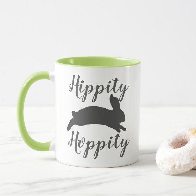 Taza Conejo de hoppia de primavera (Con donut)