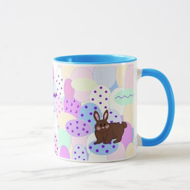 Taza Conejo de Pascua y Huevos (Derecha)