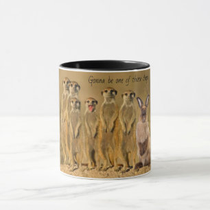 Taza Conejo divertido Meerkat Mug
