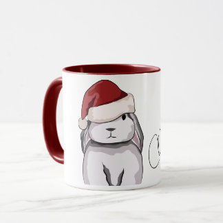 Taza Conejo Lindo Imagen de Navidad
