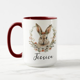 Taza Conejo Lindo Personalizado Animal de Conejito Ad