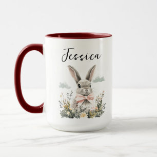 Taza Conejo Personalizado Lindo   Animal de Conejo Ador