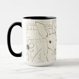 Taza Conejos de conejo de conejitos de bebé