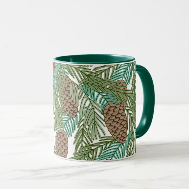 Taza Cones de pino (Anverso derecho)