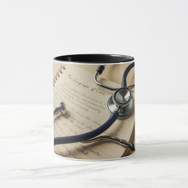 Taza Conexiones de la nutrición: "El lenguaje de la ate (Centro)