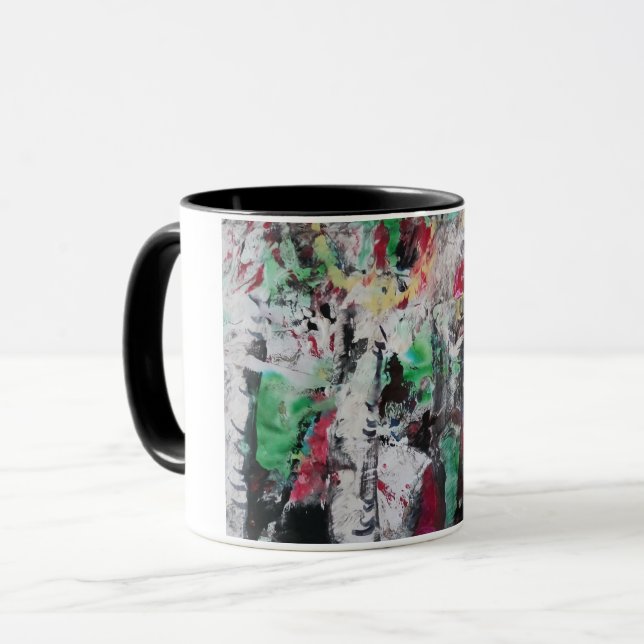 Taza Confetti color colisión jungla (Anverso izquierdo)