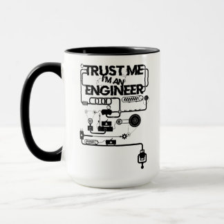 Taza Confía en mí. Soy ingeniero