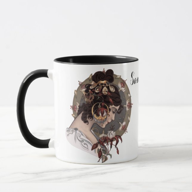 Taza Confianza (aproximadamente 1902). (PERSONALIZAR) (Izquierda)