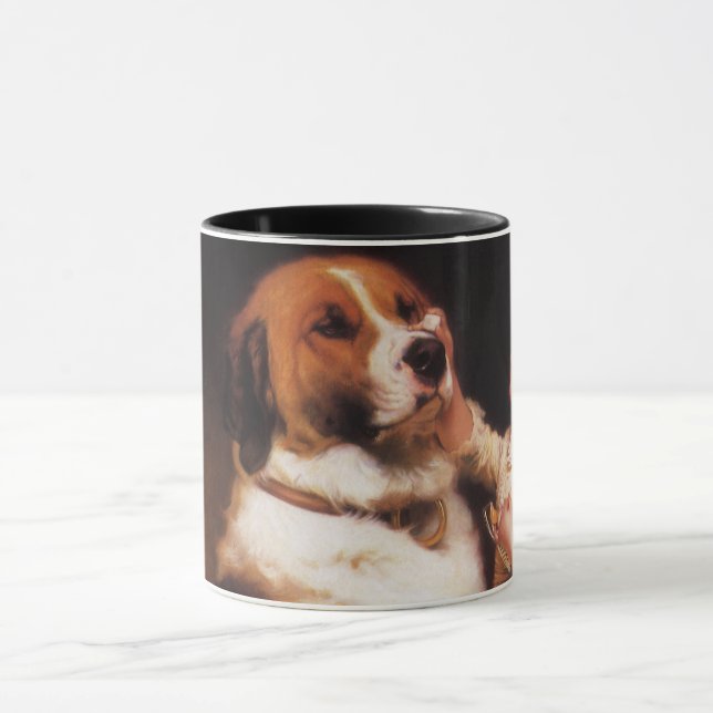 Taza Confianza de Charles Burton Barber, Perro de San B (Centro)