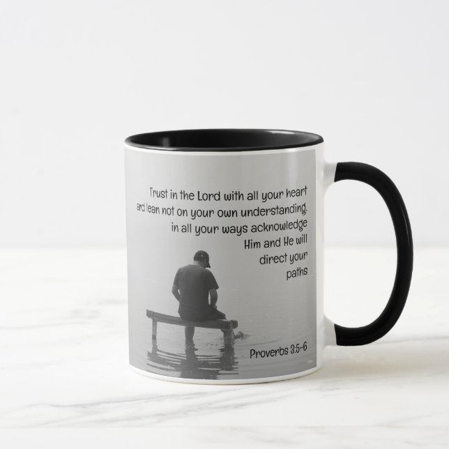 Taza Confianza en el Señor Confortando el levantamiento (Derecha)