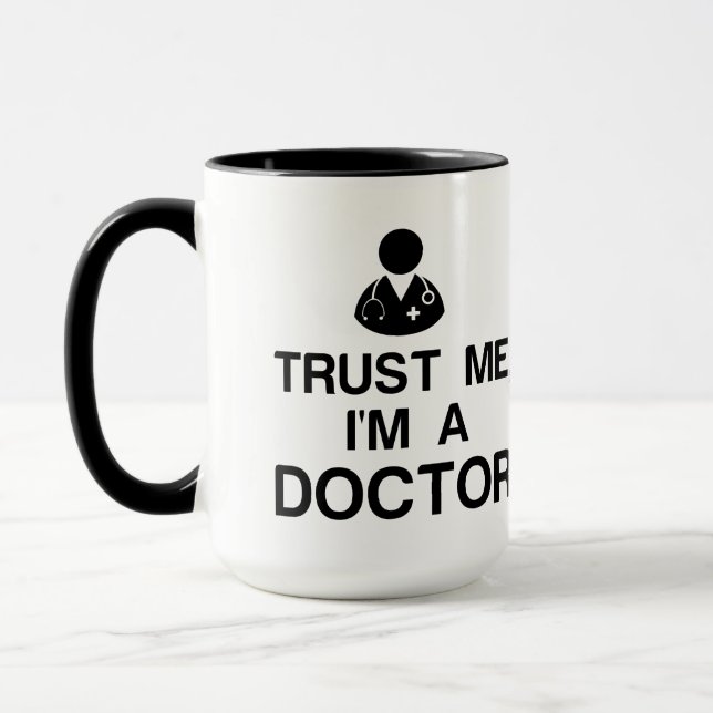 TAZA CONFIANZA EN MÍ, SOY MÉDICA (Izquierda)