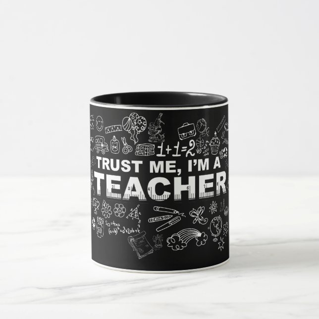 TAZA CONFIANZA EN MÍ, SOY UN PROFESOR. (Centro)