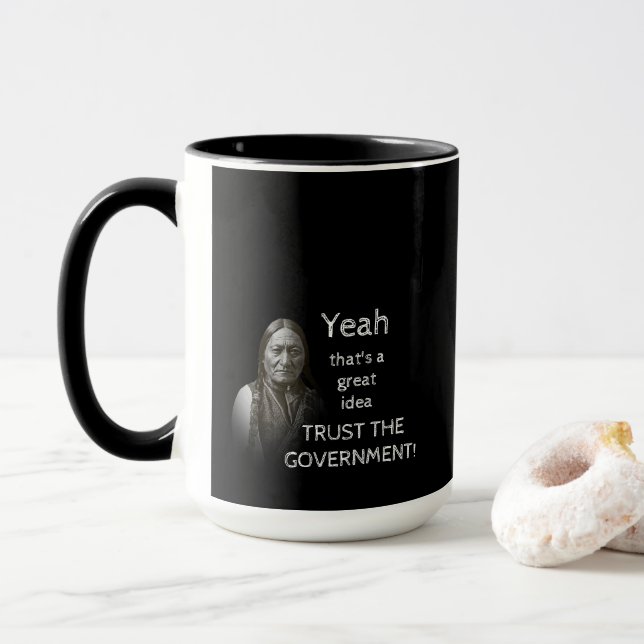 Taza Confiar en el gobierno (Con donut)