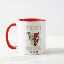 Taza CONFIAR EN NADIE - Angel & Demon Mug