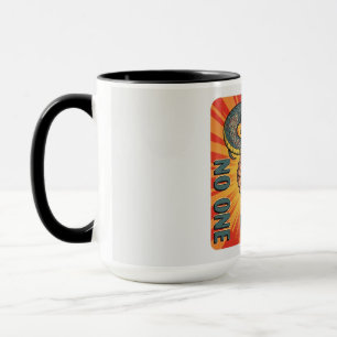 Taza "Confiar en nadie - Retro Snake Handshake Art  