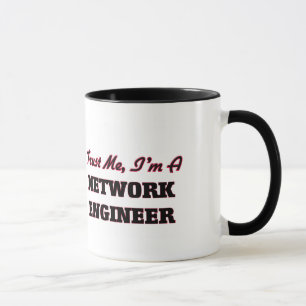 Taza Confíe en que yo es ingeniero de la red
