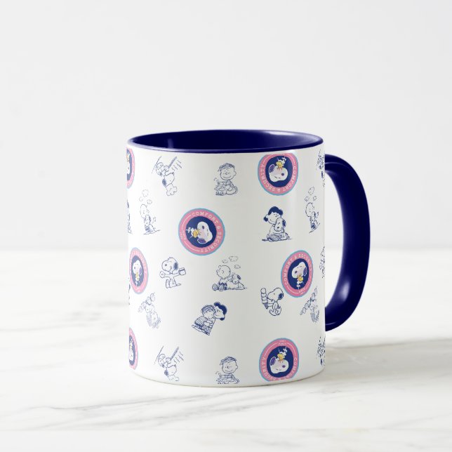 Taza Confort y seguridad | Patrón de comodidad y seguri (Anverso derecho)