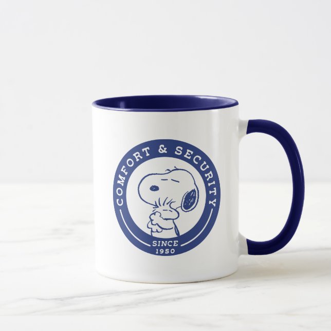 Taza Confort y seguridad | Snoopy & Woodstock Hug (Derecha)