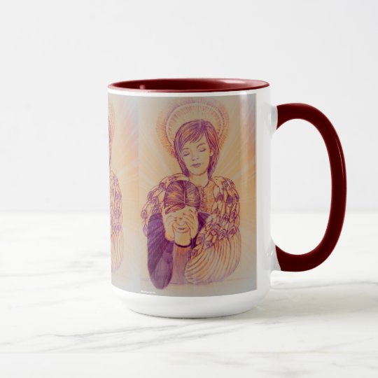 Taza Confortar ángel por el villancico Zeock
