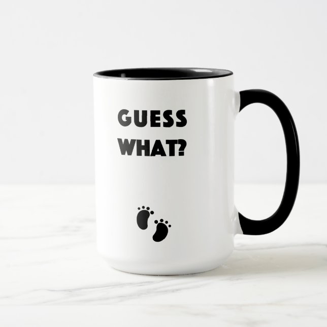 Taza Conjetura qué invitación del embarazo (Derecha)