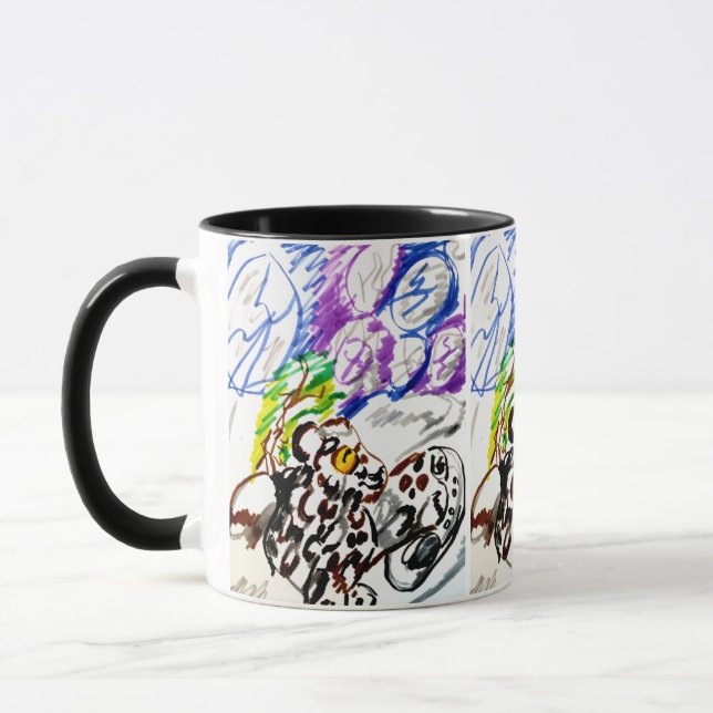 Taza Conjunto Snow Leopard (Izquierda)