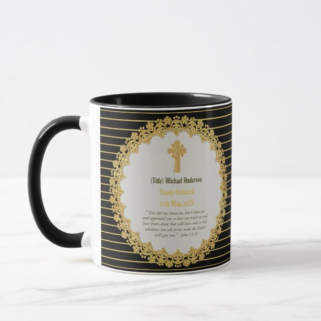 Taza Conmemoración del regalo verso de DEACON recién or (Izquierda)