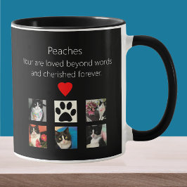 Taza conmemorativa de gato 5 Foto preciada