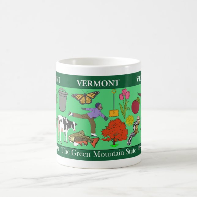 Taza conmemorativa del estado de Vermont (Centro)