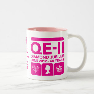 Taza conmemorativa del jubileo de diamante