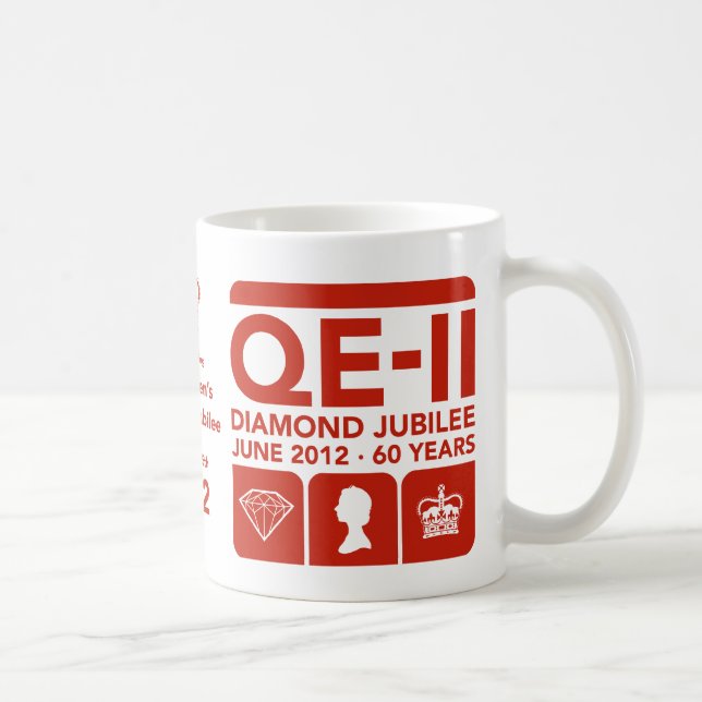 Taza conmemorativa del jubileo de diamante (Derecha)