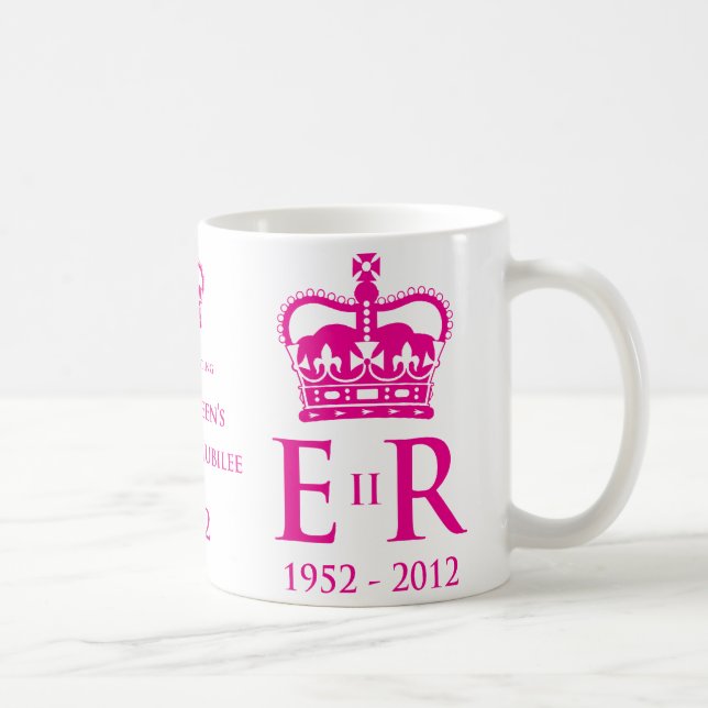 Taza conmemorativa del jubileo de diamante (Derecha)