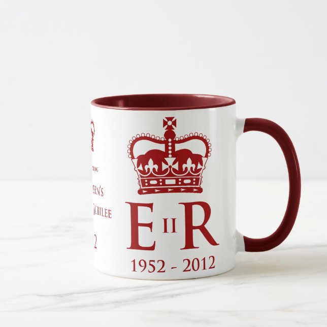 Taza conmemorativa del jubileo de diamante (Derecha)