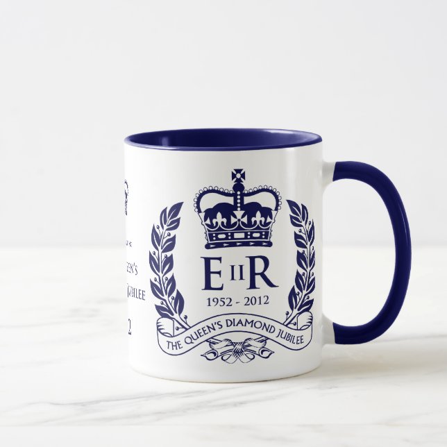 Taza conmemorativa del jubileo de diamante (Derecha)