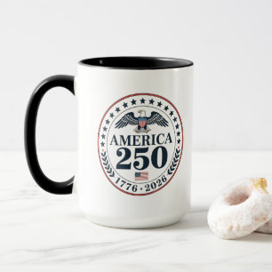 Taza Conmemorativo Oficial del 250 Aniversario de Améri