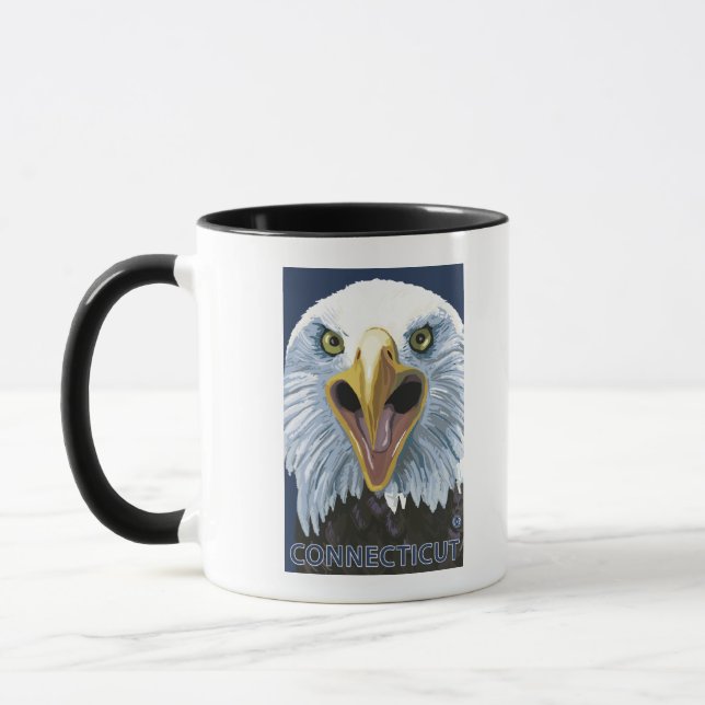 Taza ConnecticutEagle Arriba Cerrar (Izquierda)