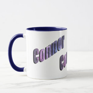 Taza Connor, nombre, logotipo,